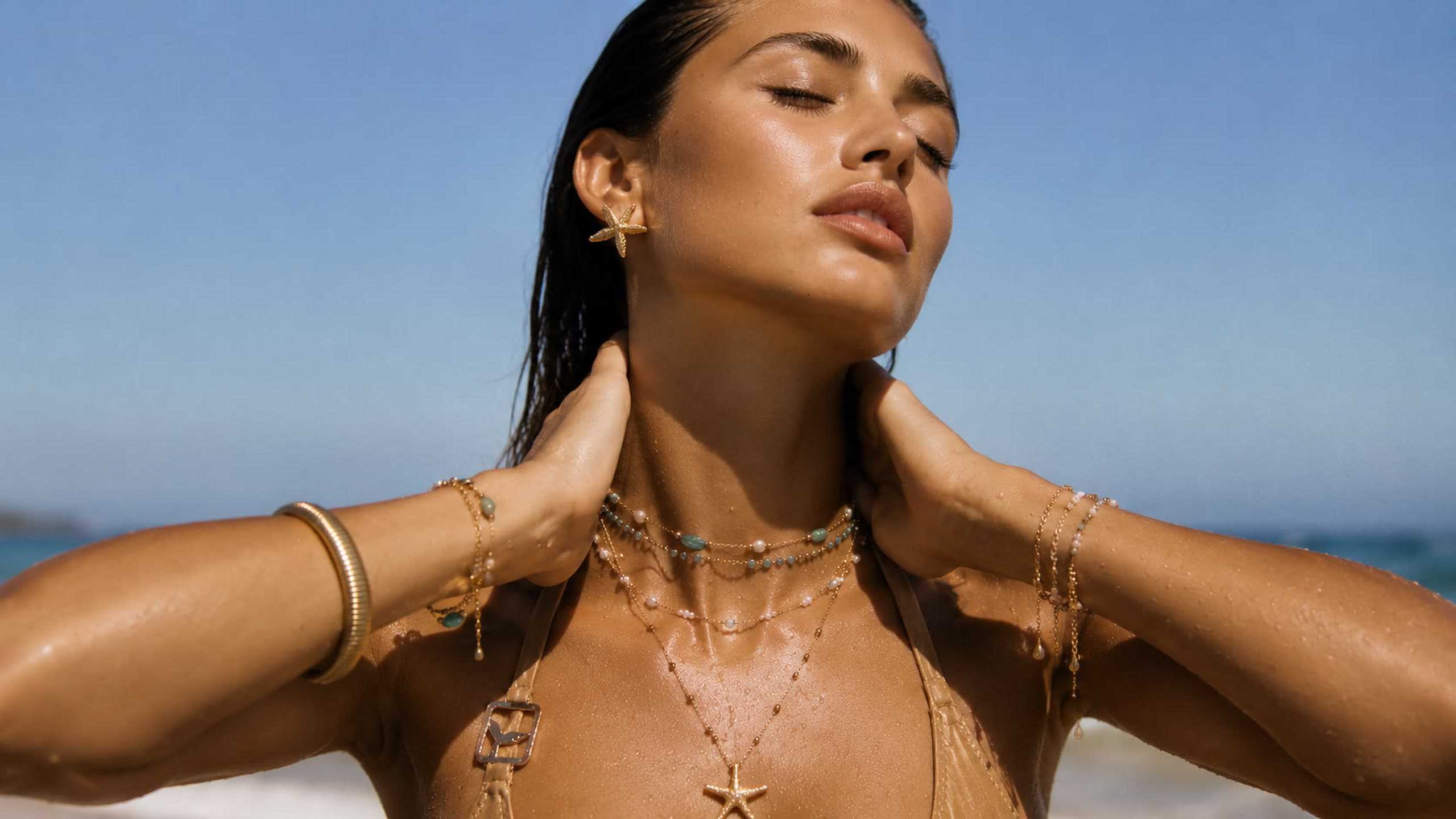 Fine jewelry laid out at Warren Jewellers